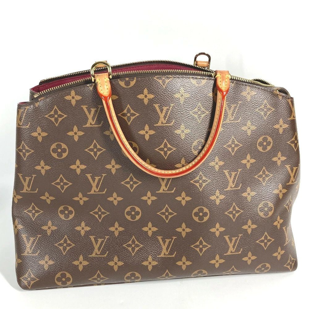 Louis Vuitton Grand Shoulder Tote Palais Crossbody Brown Handbag Bag